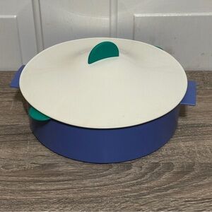 Vintage Tupperware 3pc Micro Steamer Microwaveable Vegetable Cooker 3066A-2